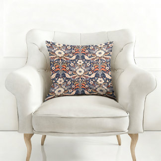 COJÍN DECORATIVO ALMOHADÓN FLORAL BOHEMIO ANTIGUO ESTAMPADO