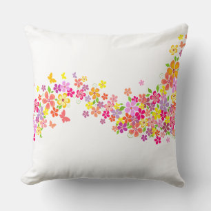 Cojín Decorativo Almohadón floral de verano