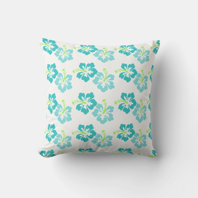Cojín Decorativo Almohadón-Flores Tropicales (Anverso)