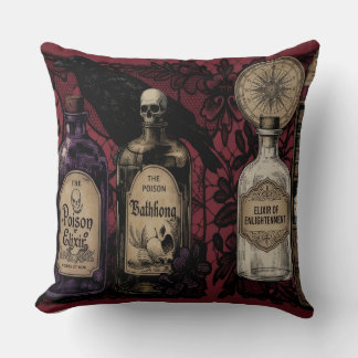 Cojín Decorativo Almohadón grande de Curious Elixrs y Raven Large T