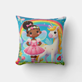 COJÍN DECORATIVO ALMOHADÓN "HADADA HADA CON UNICORNIO"