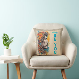 Cojín Decorativo Almohadón Inspirador "Siempre Sé Tú"