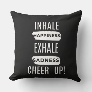 COJÍN DECORATIVO ALMOHADÓN LANZA ARREGLO INTERIOR INHALAR Y EXHALAR