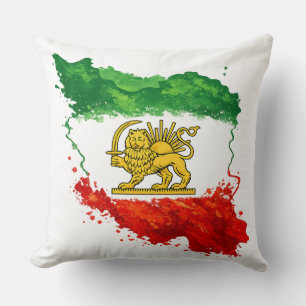 Cojín Decorativo Almohadón León y Sol de Irán Shir o Khor persa