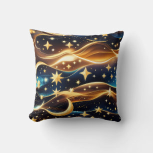 Cojín Decorativo Almohadón – Luna Celestial Ámbar