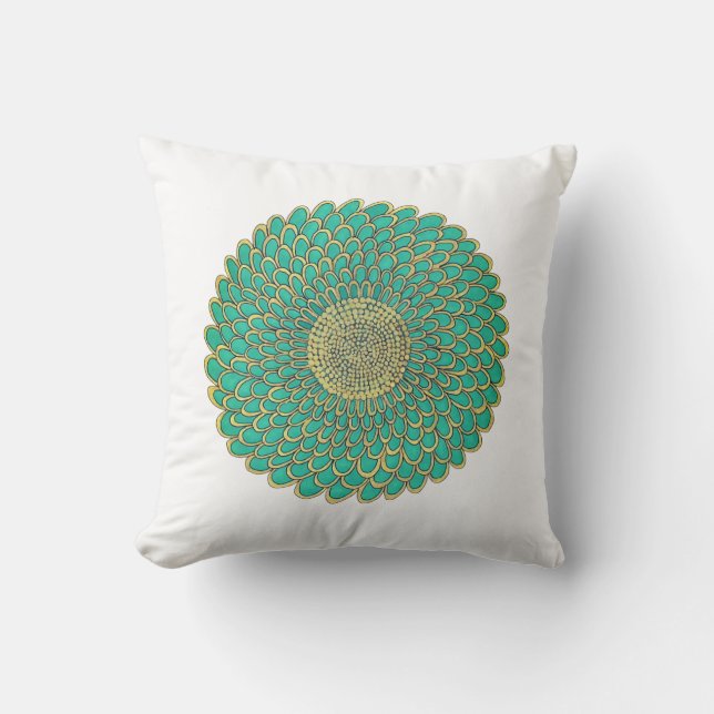 Cojín Decorativo Almohadón Mandala (Anverso)