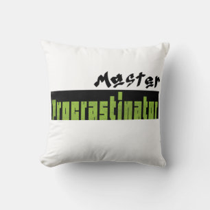 Cojín Decorativo Almohadón Master Procrastinador