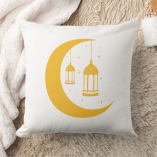 Cojín Decorativo Almohadón Minimalista de Noche de Ramadan