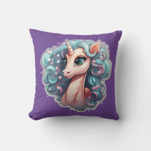 Cojín Decorativo 🌟✨ Almohadón Místico de Unicornio ✨🌟