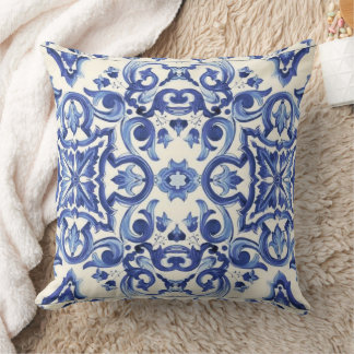 Cojín Decorativo Almohadón moderno italiano azul La Dolce vita