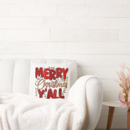 Cojín Decorativo Almohadón Navideño Acogedor con Ilustración de San