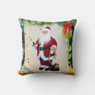 Cojín Decorativo Almohadón Navideño Santa