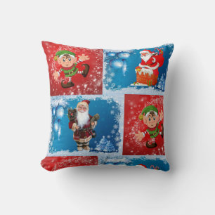 Cojín Decorativo Almohadón Navideño Santa