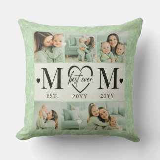 Cojín Decorativo Almohadón personalizado con foto de mamá en color