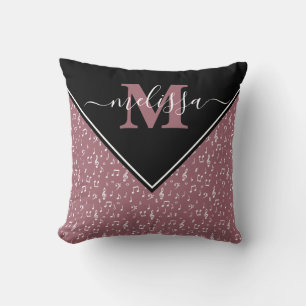 Cojín Decorativo Almohadón personalizado con símbolos musicales