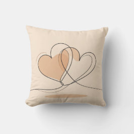 Cojín Decorativo Almohadón Personalizado de Amor – Corazones Románt
