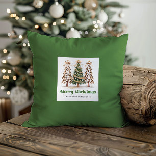 Cojín Decorativo Almohadón Personalizado de Navidad con Estampado d