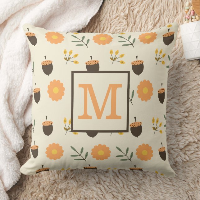 Cojín Decorativo Almohadón personalizado de otoño (Manta)