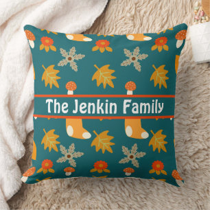 Cojín Decorativo Almohadón personalizado de otoño