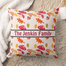 Cojín Decorativo Almohadón personalizado de otoño