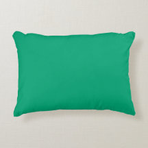 almohadón rectangular verde turquesa con bordes su