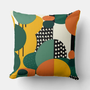 Cojín Decorativo Almohadón Retro Geométrico Memphis