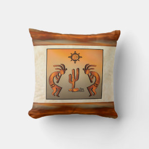 Cojín Decorativo Almohadón Southwest Kokopelli