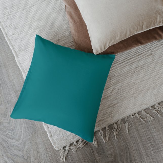 Cojín Decorativo Almohadón Teal Moderno de Mitad de Siglo (Subido por el creador)