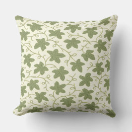 Cojín Decorativo Almohadón Verde y Beige