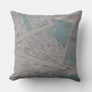 Cojín Decorativo Almohadón Vintage Cartographer's Dream