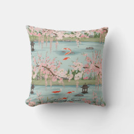 Cojín Decorativo Almohadones Bonitos de Flor de Cerezo Floral Encan