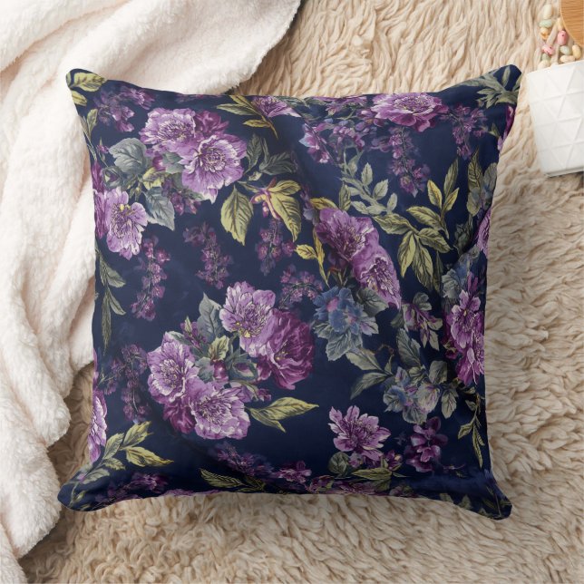 Cojín Decorativo Almohadones con Estampado Floral (Manta)
