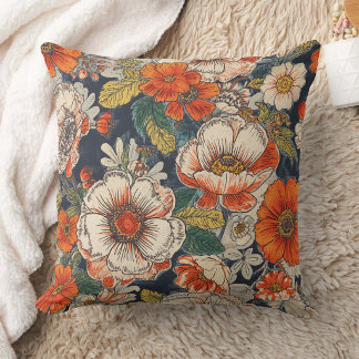 Cojín Decorativo Almohadones con Estampado Floral