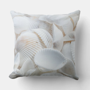 Cojín Decorativo Almohadones - Conchas Blancas