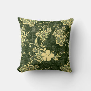 Cojín Decorativo Almohadones cuadrados hawaianos de Waimanalo Hibis