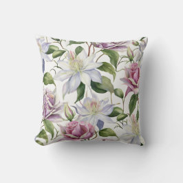 Cojín Decorativo Almohadones de 16x16 pulgadas con patrón de rosas