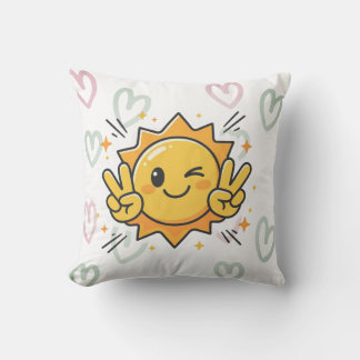 Cojín Decorativo Almohadones de bebé Feliz Sol 🌞💛
