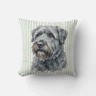 Cojín Decorativo Almohadones de Bouvier al Acuarela