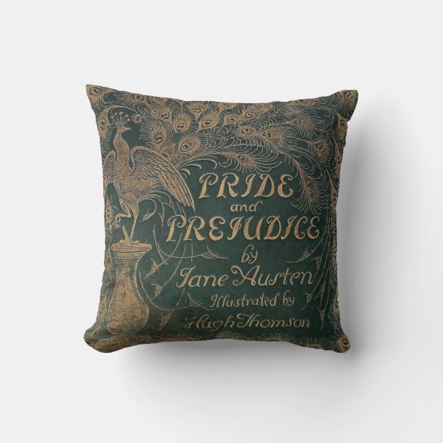 Cojín Decorativo Almohadones de Cubierta de Libro Antiguo (Anverso)