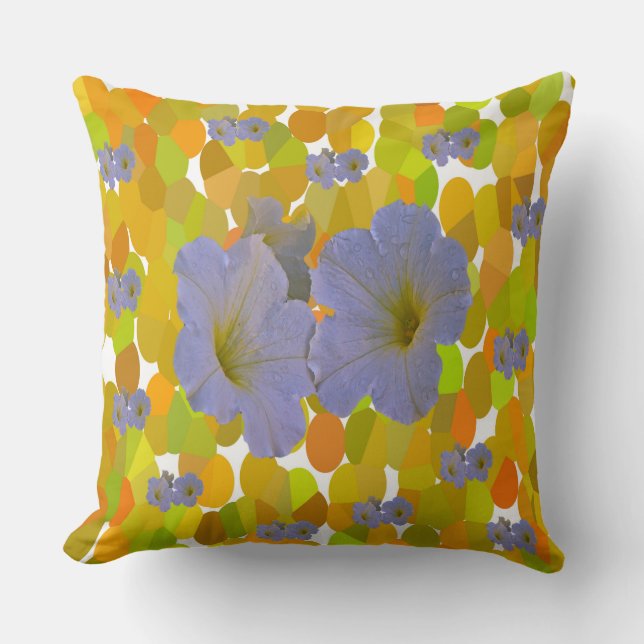 Cojín Decorativo Almohadones de flores de primavera (Anverso)