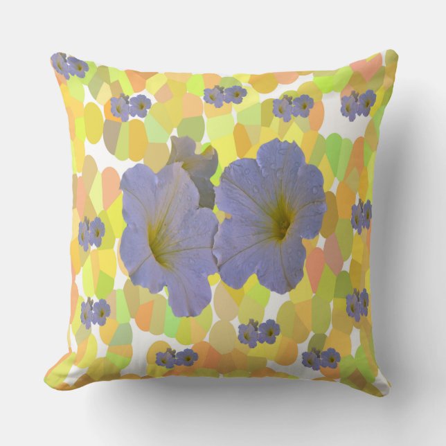 Cojín Decorativo Almohadones de flores de primavera (Anverso)