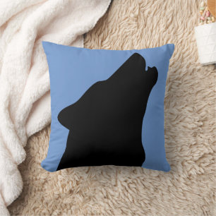COJÍN DECORATIVO ALMOHADONES DE LOBO AULLADOR
