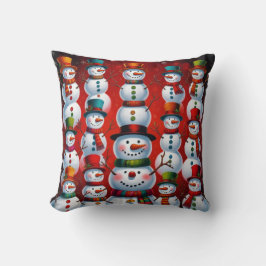 Cojín Decorativo almohadones de muñeco de nieve de Navidad