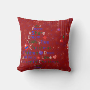 COJÍN DECORATIVO ALMOHADONES DE NAVIDAD DE DISEÑADOR - DECORACIÓN D