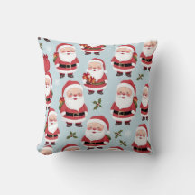 Almohadones de Navidad de Papá Noel