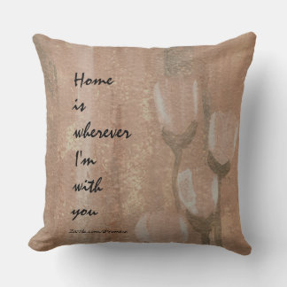 Cojín Decorativo Almohadones De Tulipanes Dondequiera Que Esté Cont