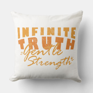 Cojín Decorativo Almohadones de Verdad Infinita y Fuerza Suave