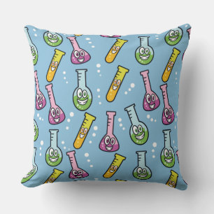 Cojín Decorativo Almohadones divertidos con patrón de ciencia