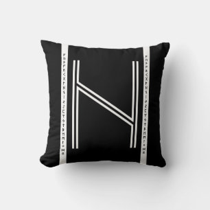 Cojín Decorativo Almohadones Hagalaz BW (cuadrados)