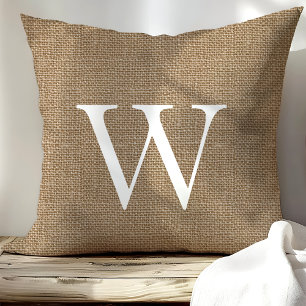 Cojín Decorativo Almohadones personalizados con monograma en arpill